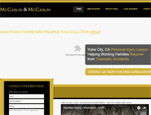 Tablet Screenshot of mccaslinlaw.com